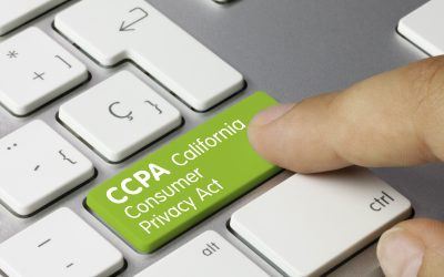 CCPA button on a keyboard